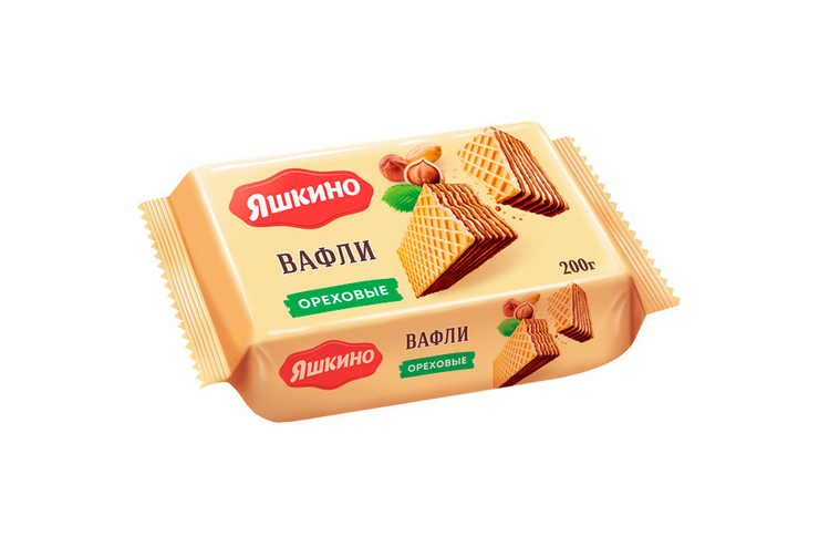 Вафли Яшкино в ассортименте 300 гр