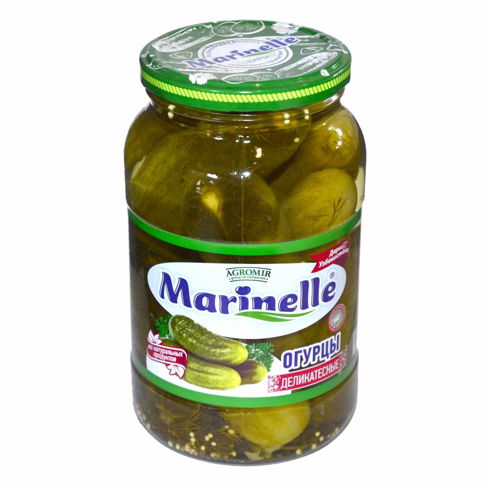 Огурцы маринованные 1000 гр